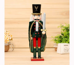 831041 Soldat décoratif  38 cm en bois peint à la main Rois differents modèles