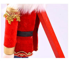831034 Soldat décoratif  38 cm en bois peint à la main Rois differents modèles