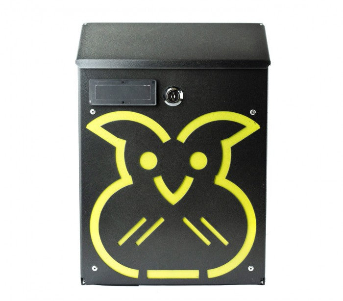 Boîte aux lettres Iron Grey Art 730d Hibou avec serrure 21X8X30 c