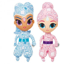 373804 Poupées Shimmer & Shine Deluxe à colorier avec feutres inclus
