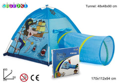 Château gonflable avec toboggan dessin PIRATES - 170x112x94 cm LINE CIGIOCHI