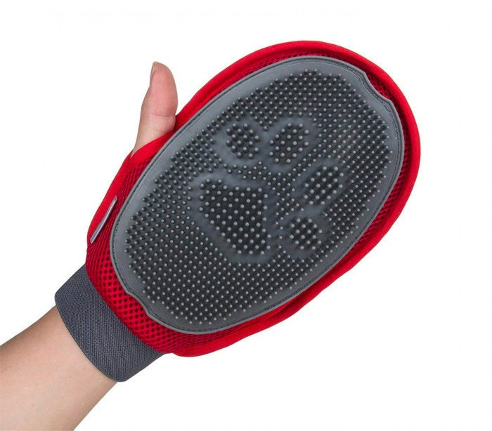 001705 Gant brosse NOBILITY pour enlever les poils morts des animaux