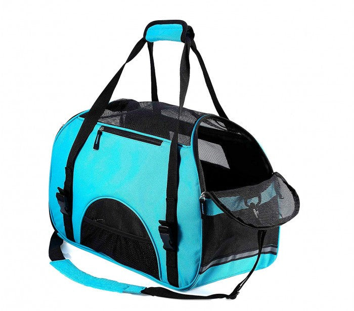 030163 Sac de transport pour animaux NOBLEZA avec prises d'air 48x25x33 cm