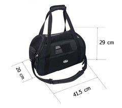 030163 Sac de transport pour animaux NOBLEZA avec prises d'air 48x25x33 cm