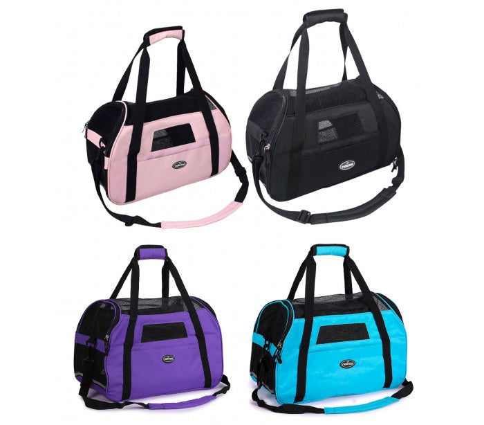 030163 Sac de transport pour animaux NOBLEZA avec prises d'air 48x25x33 cm