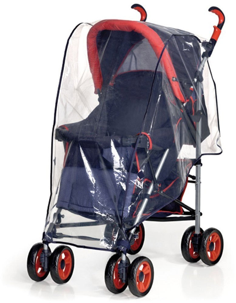 Habillage pluie universelle pour poussette et protège bébé du vent 72x73cm