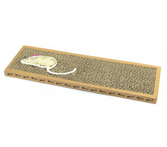 Grattoir NOBLEZA carton parfumé pour chats 38x12.5x2 cm MOUSE BOX