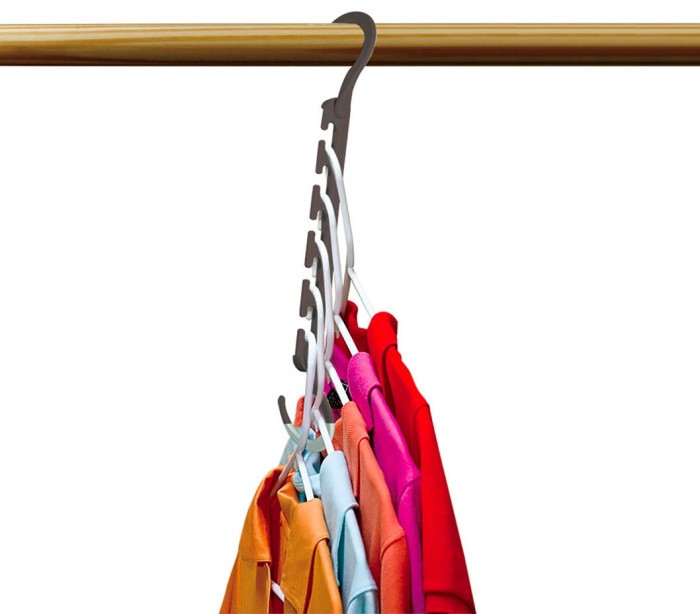  850826 Pack de 10 cintres organisateur Magic Hanger pour économie d'espace