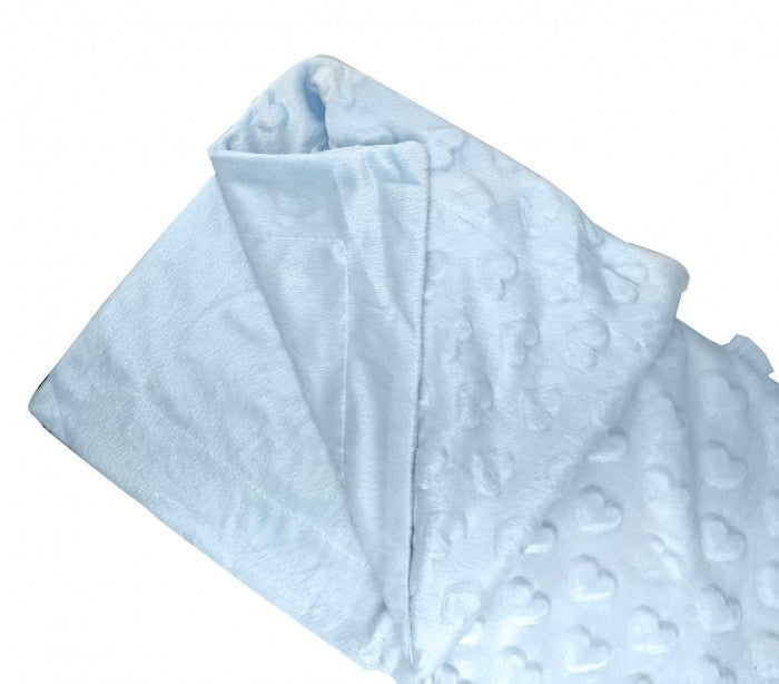 832189 Couverture bébé Nottediluna Baby très chaude avec des coeurs en velour