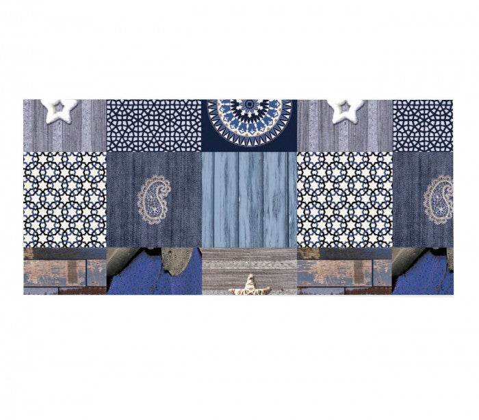 Dchome andalousie  385 7142  nappe en pvc haute qualité 140x275 cm