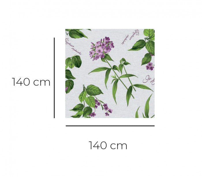 Dchome  Erbario 385 7144  nappe en pvc haute qualité 140x140 cm