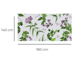 Dchome  Erbario 385 7144  nappe en pvc haute qualité 140x180 cm