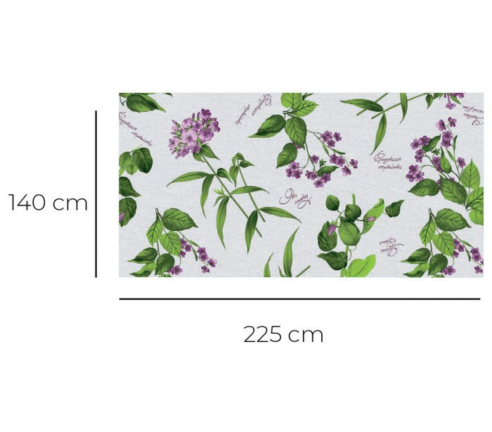 Dchome  Erbario 385 7144  nappe en pvc haute qualité 140x225 cm