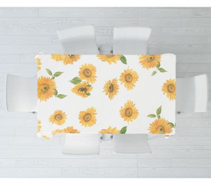 Dchome  Girasoles Blanco 385 7160 nappe en pvc haute qualit é 140x140 cm