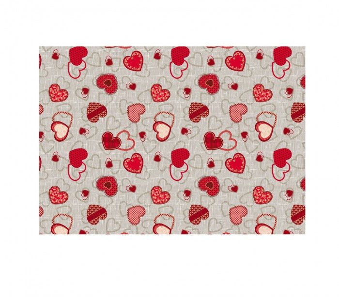 Dchome Love 385 7184 nappe en pvc haute qualité 140x140 cm