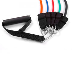 Ensemble de bandes élastiques et tendeurs pour entrainement et réhabilitation