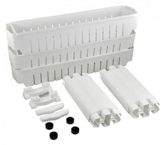 Organisateur de produits  avec roues 3 compartiments pour cuisine ou SDB