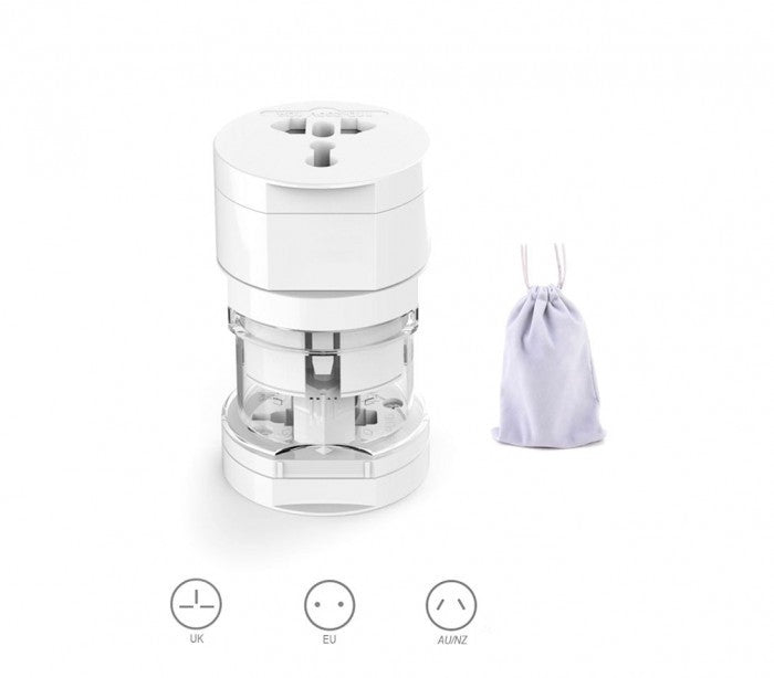 Adaptateur pour prises internationales de 125V 6A à 250V 13A 16  modes