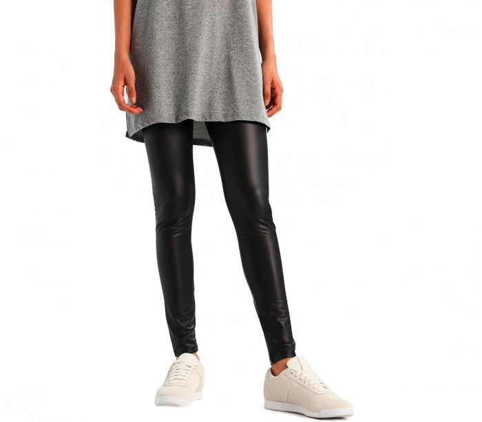 OV3302 Legging thermique pour femme en cuir SEXY WOMAN   mod. Yaten felpato