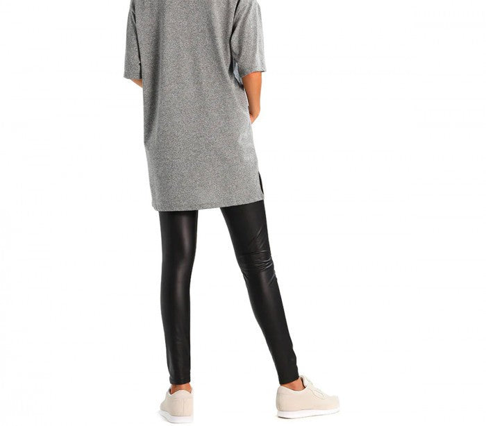 OV3302 Legging thermique pour femme en cuir SEXY WOMAN   mod. Yaten felpato