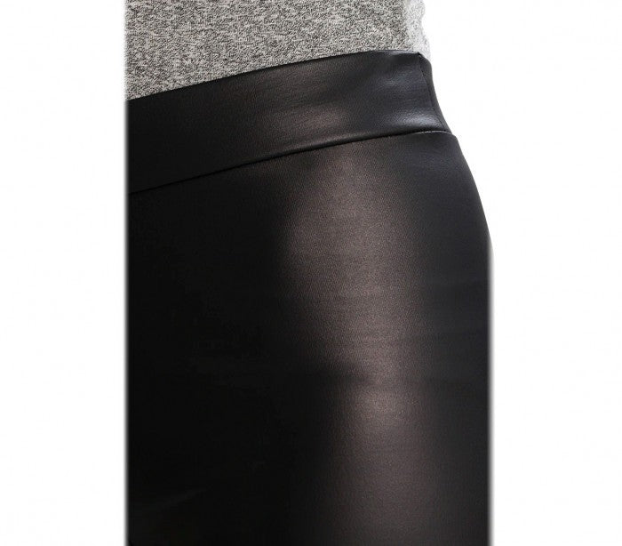 OV3302 Legging thermique pour femme en cuir SEXY WOMAN   mod. Yaten felpato