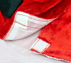 6072  Costume de Noël avec fermeture, scratch pour petits chiens