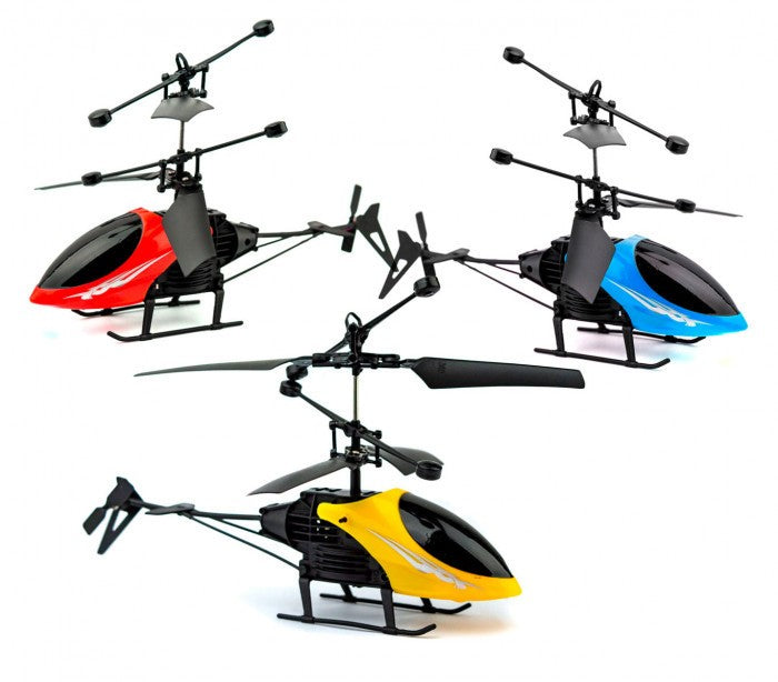  Mini hélicoptère à LED Predator télé-commandé à double  hélices