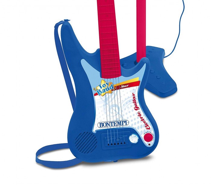 BONTEMPI 247540 - Guitare électrique avec amplificateur et micro et pied