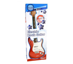 BONTEMPI 241300 Guitare électrique Rock 6 cordes en métal avec bandoulière