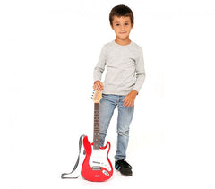 BONTEMPI 241300 Guitare électrique Rock 6 cordes en métal avec bandoulière