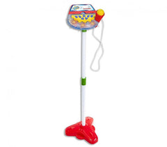 BONTEMPI 401709 Microphone de scène avec mélodies et effets de lumiéres