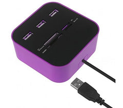 Lecteur / Adaptateur de carte 3 ports USB 2.0 SD TF-M2-MS-CARD