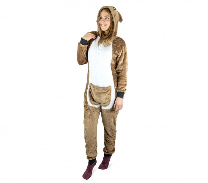 pyjama en polaire UNISEXE  cosplay Kangourou tailles XS a XXL