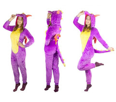 Pyjama polaire combi Cosplay Animal DragonTailles de XS à XXL