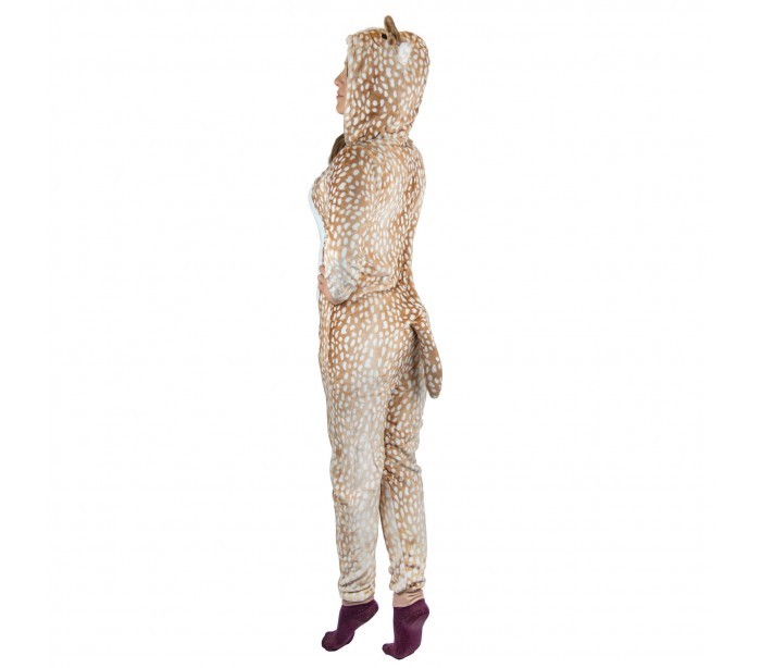 Pyjama polaire combi Cosplay Animal CERF Tailles de XS à XXL