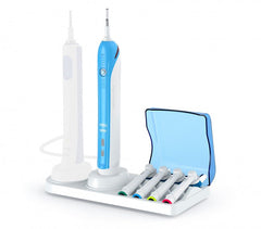 182962 Porte-brosse a dents électrique hygiénique avec couvercles pour les têtes