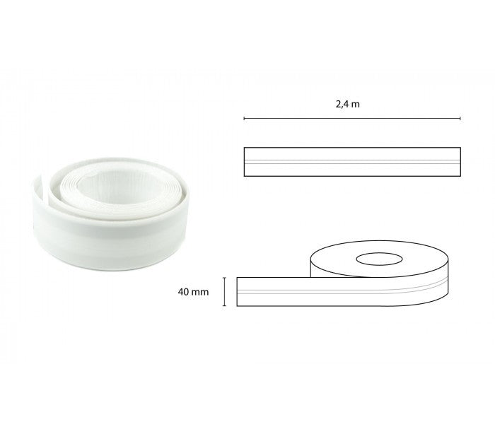 450 40 Geko Bande adhésive moulable étanche pour joint autocollante