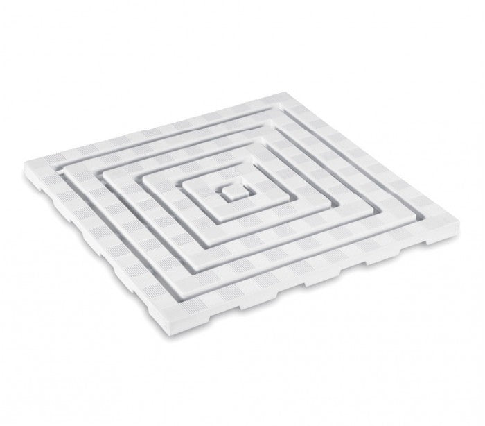 002014 Caillebotis douche en plastique trame antifongique antidérapante 60x60cm