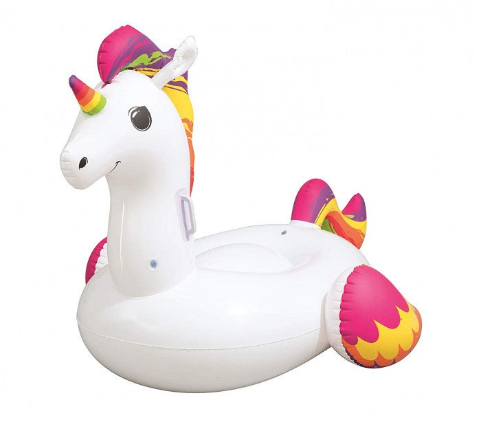 41114 Licorne gonflable à chevaucher 165 x 145 cm BESTWAY avec poignées