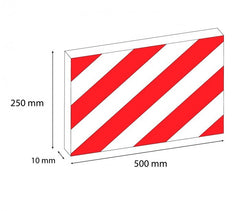 1810 05 Geko Box Large 2 Panneaux adhésifs antichocs pour garage 50x24 cm