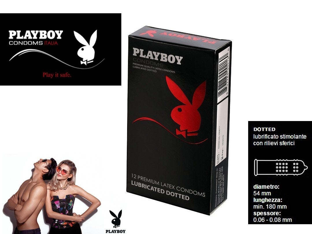 Pack 12 préservatifs Stimulant - sensibilité maximales - PLAYBOY- boite rouge