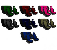 CU012 Housses de protection sièges voiture COORDINATE Xone 100% coton couleur unie