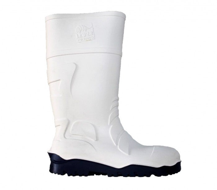 GENT O4 Botte haute imperméable Unisexe blanche LEWER sans pointe ni plaque