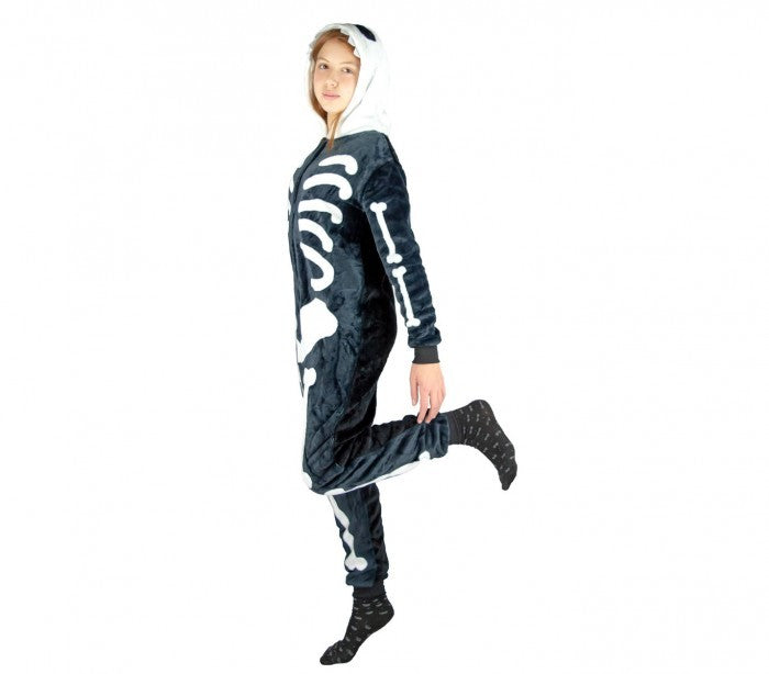B1822 Pyjama Cosplay Unisexe SQUELETTE pour les enfants de 4 à 14 ans