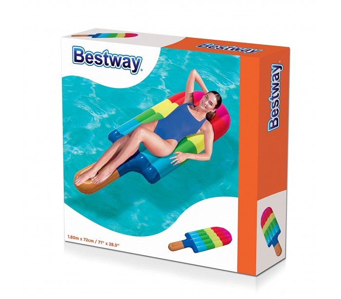 43161 Matelas gonflable géant  en forme de batonnet glace   BESTWAY 180 x 0,72 cm