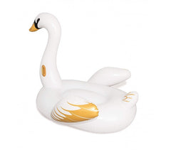 41120 Bouée gonflable géante en forme de cygne de luxe BESTWAY 169 x 169 cm