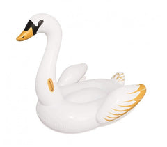 41120 Bouée gonflable géante en forme de cygne de luxe BESTWAY 169 x 169 cm