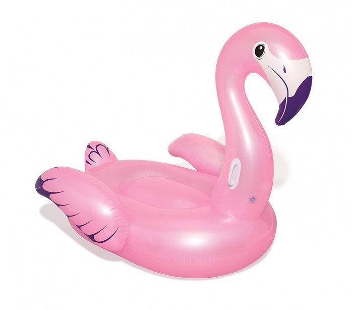 41119 Bouée gonflable géante Flamant rose de luxe BESTWAY de 173 x 170 cm