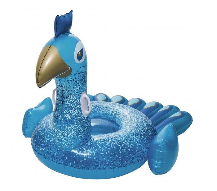 41101 Bouée gonflable géante en forme de Paon royal BESTWAY 198 x 164 cm