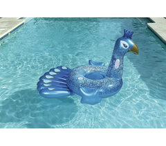 41101 Bouée gonflable géante en forme de Paon royal BESTWAY 198 x 164 cm